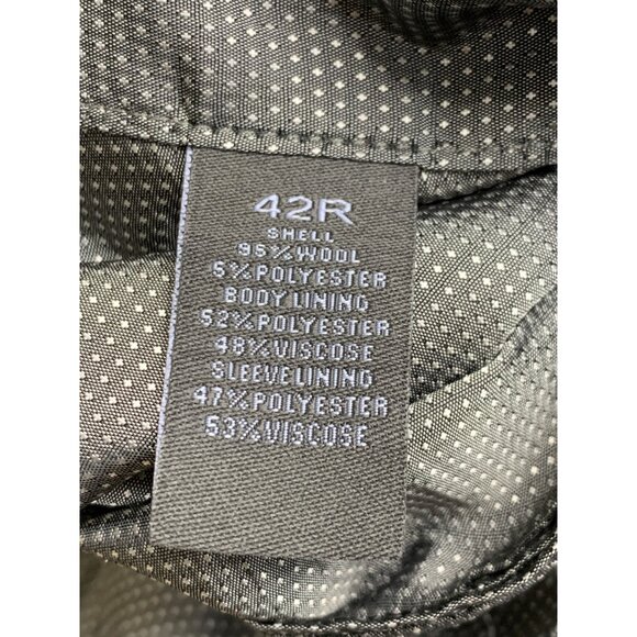 Joe Joseph Abboud Charcoal Wool Blend Mens Suit Seperate Jacket 42R 8904 EUC - Picture 4 of 9